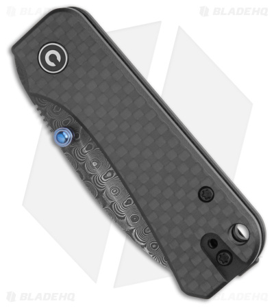 CIVIVI Baby Banter Knife Carbon Fiber Overlay (Damascus)