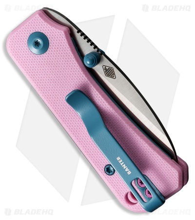 CIVIVI Baby Banter Liner Lock Knife Pink G-10 (Satin)