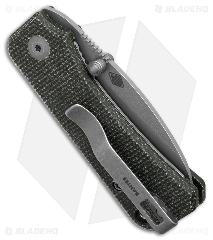 CIVIVI Baby Banter Liner Lock Knife Green Micarta (2.34" SW Nitro-V)