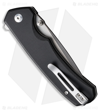 CIVIVI Brazen Button Lock Tanto Knife Black G-10 (3.46" Stonewashed) C19059C-1