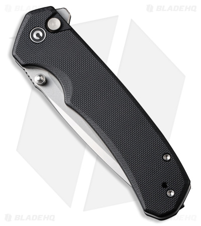 CIVIVI Brazen Button Lock Tanto Knife Black G-10 (3.46" Stonewashed) C19059C-1