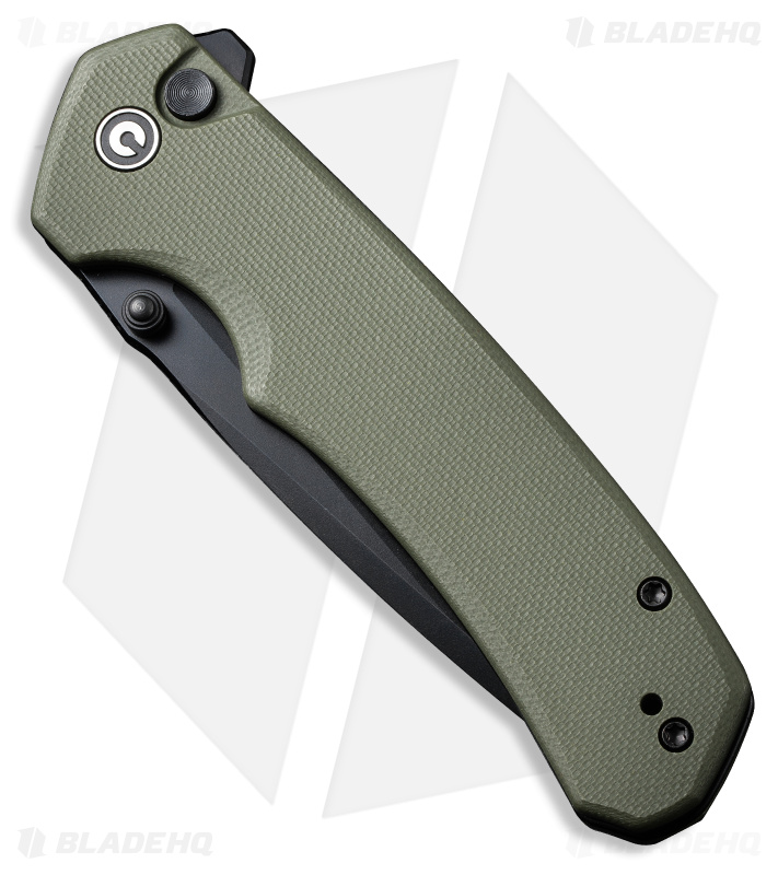 CIVIVI Brazen Button Lock Tanto Knife OD Green G-10 (3.46" Black) C19059C-2