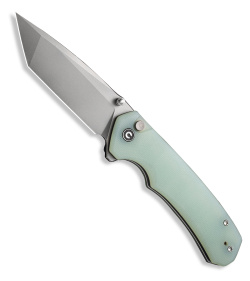 CIVIVI Brazen Button Lock Knife Jade G-10 (3.46" Stonewash) C19059C-3