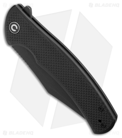 CIVIVI Sinisys Frame Lock Knife Black Micarta/Steel (3.7" Black SW) C20039-1