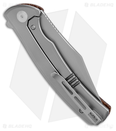 CIVIVI Sinisys Frame Lock Knife Brown Micarta/Steel (3.7" BB) C20039-2