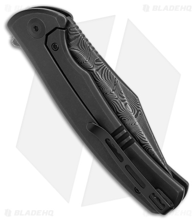  CIVIVI Sinisys Frame Lock Knife Twill CF/Steel (3.7" Damascus) C20039-DS1