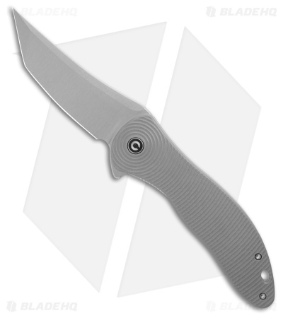 CIVIVI Synergy4 Tanto Knife Gray G-10 (3.94" Satin) C21018B-2