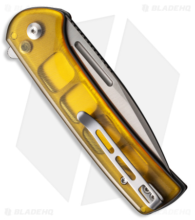 CIVIVI Conspirator Button Lock Knife Ultem (3.5" Satin) C21006-5