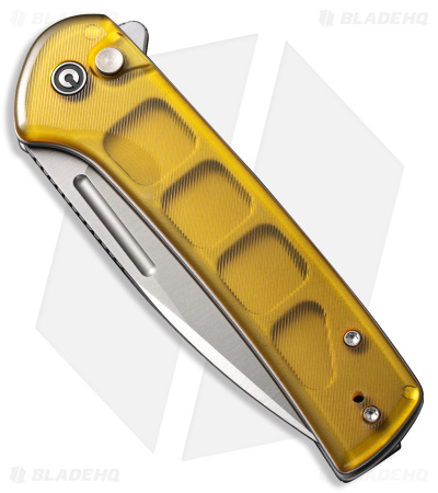 CIVIVI Conspirator Button Lock Knife Ultem (3.5" Satin) C21006-5