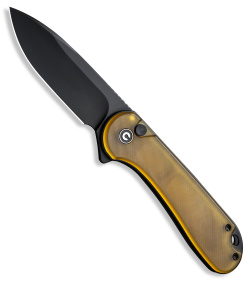 CIVIVI Elementum II  Button Lock Knife Ultem (3" Black) C18062P-8