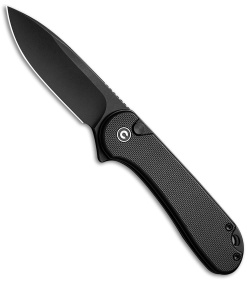 CIVIVI Elementum II  Button Lock Knife Black G-10 (3" Black SW) C18062P-1