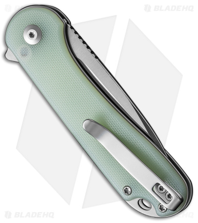 CIVIVI Elementum II  Button Lock Knife Natural Jade G-10 (3" Satin) C18062P-2