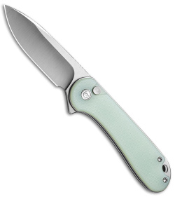 CIVIVI Elementum II  Button Lock Knife Natural Jade G-10 (3" Satin) C18062P-2