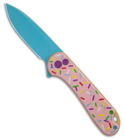 CIVIVI Dessert Warrior® Elementum II Button Lock Knife Pink G10 (2.9&quot;) Donut | 195134