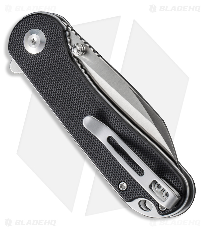 CIVIVI Elementum Wharncliffe Liner Lock Knife Black G-10 (3" Satin) C18062AF-1