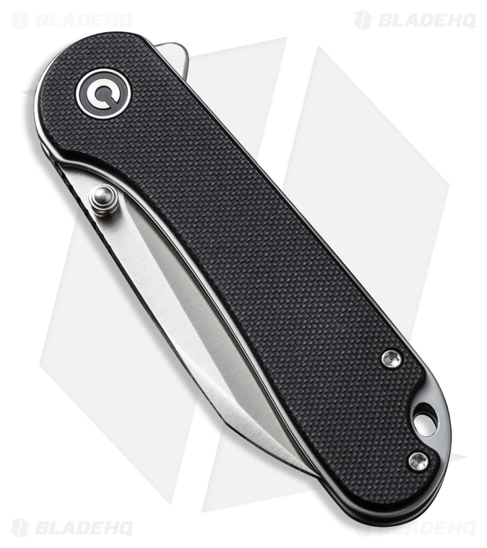 CIVIVI Elementum Wharncliffe Liner Lock Knife Black G-10 (3" Satin) C18062AF-1