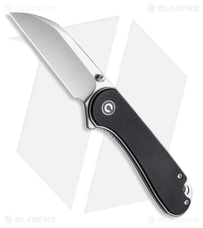 CIVIVI Elementum Wharncliffe Liner Lock Knife Black G-10 (3" Satin) C18062AF-1