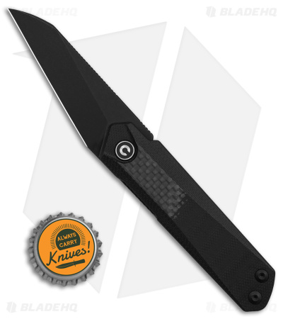 CIVIVI Ostap Hel Ki-V Plus Liner Lock Knife CF (2.5" Black SW ) C20005B-3
