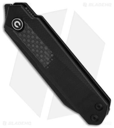 CIVIVI Ostap Hel Ki-V Plus Liner Lock Knife CF (2.5" Black SW ) C20005B-3