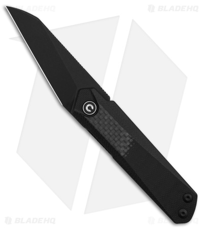 CIVIVI Ostap Hel Ki-V Plus Liner Lock Knife CF (2.5" Black SW ) C20005B-3