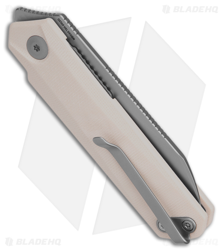 CIVIVI Ostap Hel Ki-V Plus Liner Lock Knife Ivory G-10 (2.5" BB) C20005B-2