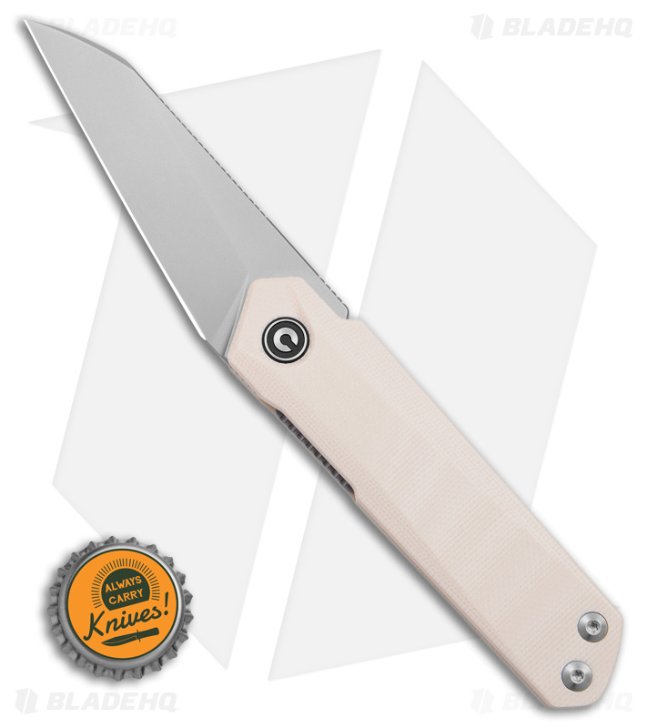 CIVIVI Ostap Hel Ki-V Plus Liner Lock Ivory G-10 - Blade HQ