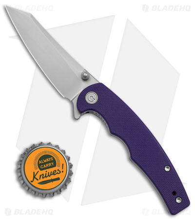 CIVIVI P87 Folder Liner Lock Knife Purple G-10 (2.9" Bead Blast) C21043-2