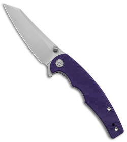 CIVIVI P87 Folder Liner Lock Knife Purple G-10 (2.9" Bead Blast) C21043-2