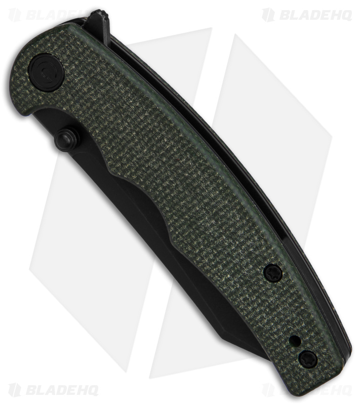 CIVIVI P87 Folder Liner Lock Knife Green Micarta (2.9" Black SW) C21043-3