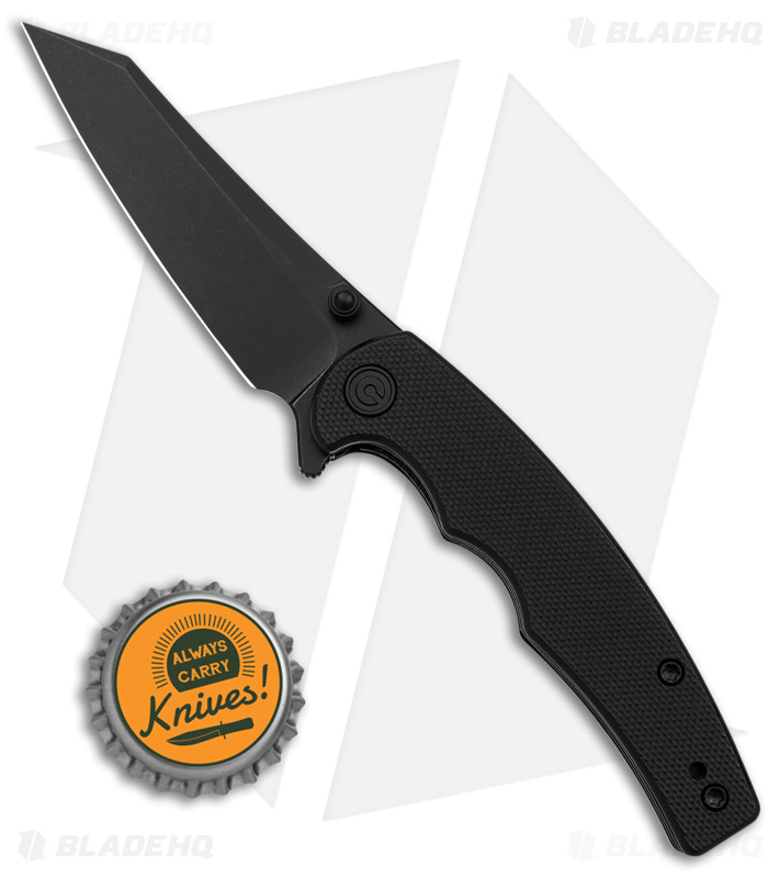 CIVIVI P87 Folder Liner Lock Knife Black G-10 (2.9" Black SW) C21043-1