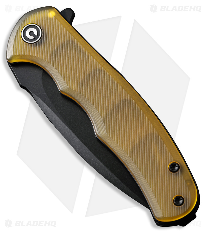 CIVIVI Mini Praxis Flipper Liner Lock Knife Ultem (2.98" Black D2)