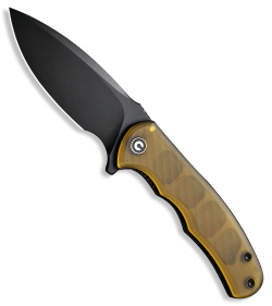 CIVIVI Mini Praxis Flipper Liner Lock Knife Ultem (2.98" Black D2)