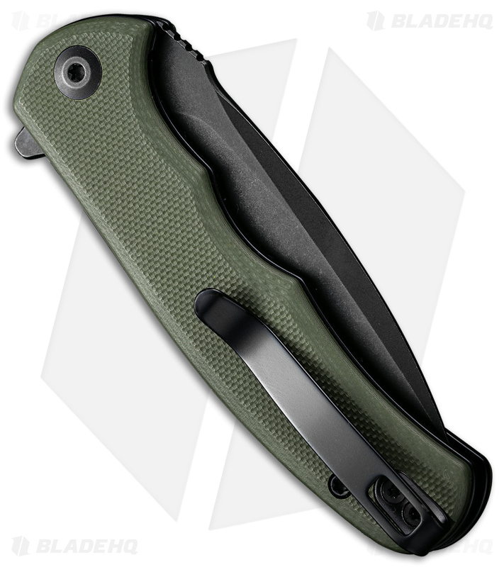 CIVIVI Mini Praxis Flipper Liner Lock Knife OD Green G-10 (2.98" BW D2) 