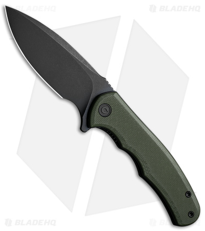 CIVIVI Mini Praxis Flipper Liner Lock Knife OD Green G-10 (2.98" BW D2) 