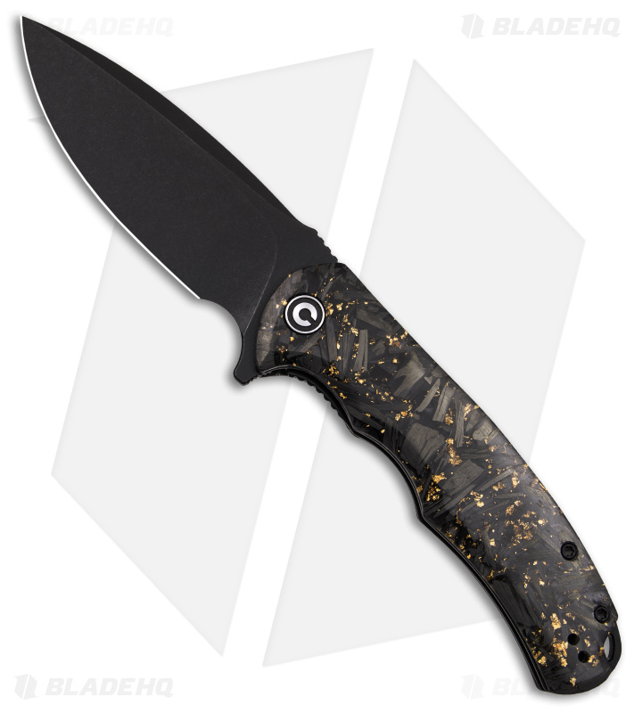 CIVIVI Praxis Flipper Liner Lock Shredded CF/Gold - Blade HQ