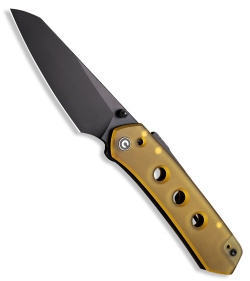 CIVIVI Vision FG Superlock Knife Gold Ultem (3.5" Black Stonewash) C22036-6