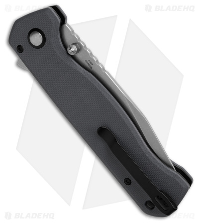 CJRB Cutlery Chord Button Lock Knife Gray G-10 (3.5" Satin)