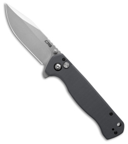 CJRB Cutlery Chord Button Lock Knife Gray G-10 (3.5" Satin)