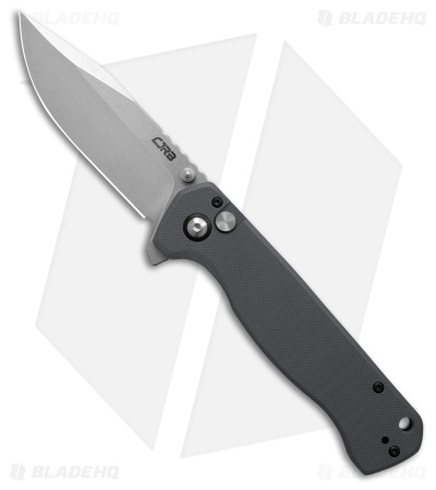 CJRB Cutlery Chord Button Lock Knife Gray G-10 (3.5" Satin)