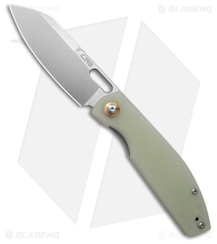 CJRB Cutlery Ekko Liner Lock Knife Jade G-10 (3.3" Stonewash)