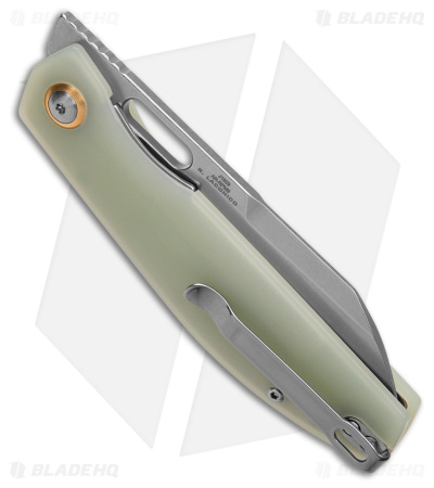 CJRB Cutlery Ekko Liner Lock Knife Jade G-10 (3.3" Stonewash)