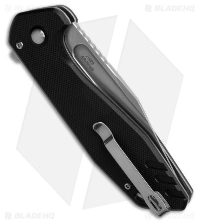 CJRB Cutlery Riff Button Lock Knife Black G-10 (3.5" Satin)