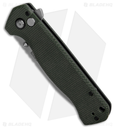 CJRB Cutlery Chord Button Lock Knife Green Micarta (3.5" Satin)