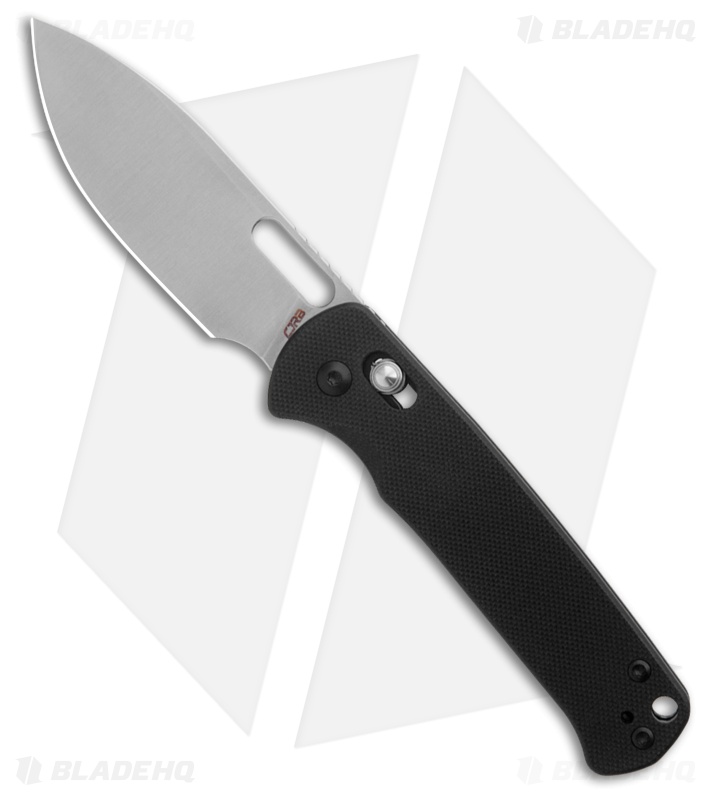 CJRB Hectare Crossbar Lock Knife Black G-10 (3.15" Polish AR-RPM9)