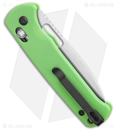 CJRB Hectare Crossbar Lock Knife Green G-10 (3.15" Polish AR-RPM9)