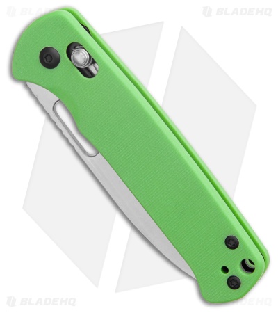CJRB Hectare Crossbar Lock Knife Green G-10 (3.15" Polish AR-RPM9)