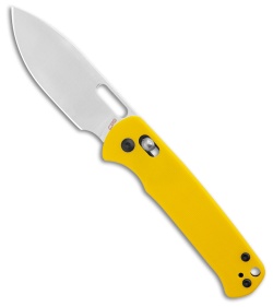 CJRB Hectare Crossbar Lock Knife Yellow G-10 (3.15" Polish AR-RPM9)
