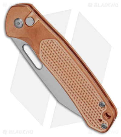 CJRB Cutlery Pyrite-Alt Button Lock Knife Radial Copper (3.1" SW CPM 20CV)
