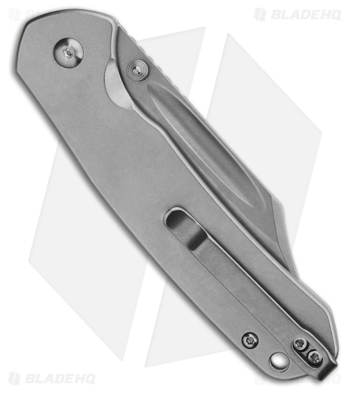 CJRB Cutlery Pyrite Bowie Button Lock Knife Steel (3.1" Stonewash)