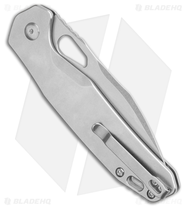 CJRB Frack Button Lock Knife SS (3.9" Stonewash AR-RPM9)